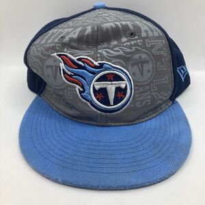 Tennessee Titans New Era Snapback Hat Cap NFL Licensed Product Blue Silver